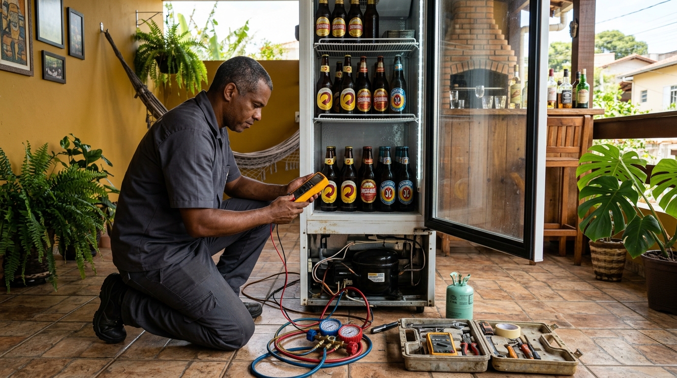 Reparo de Cervejeira Residencial em Uberlândia‑MG